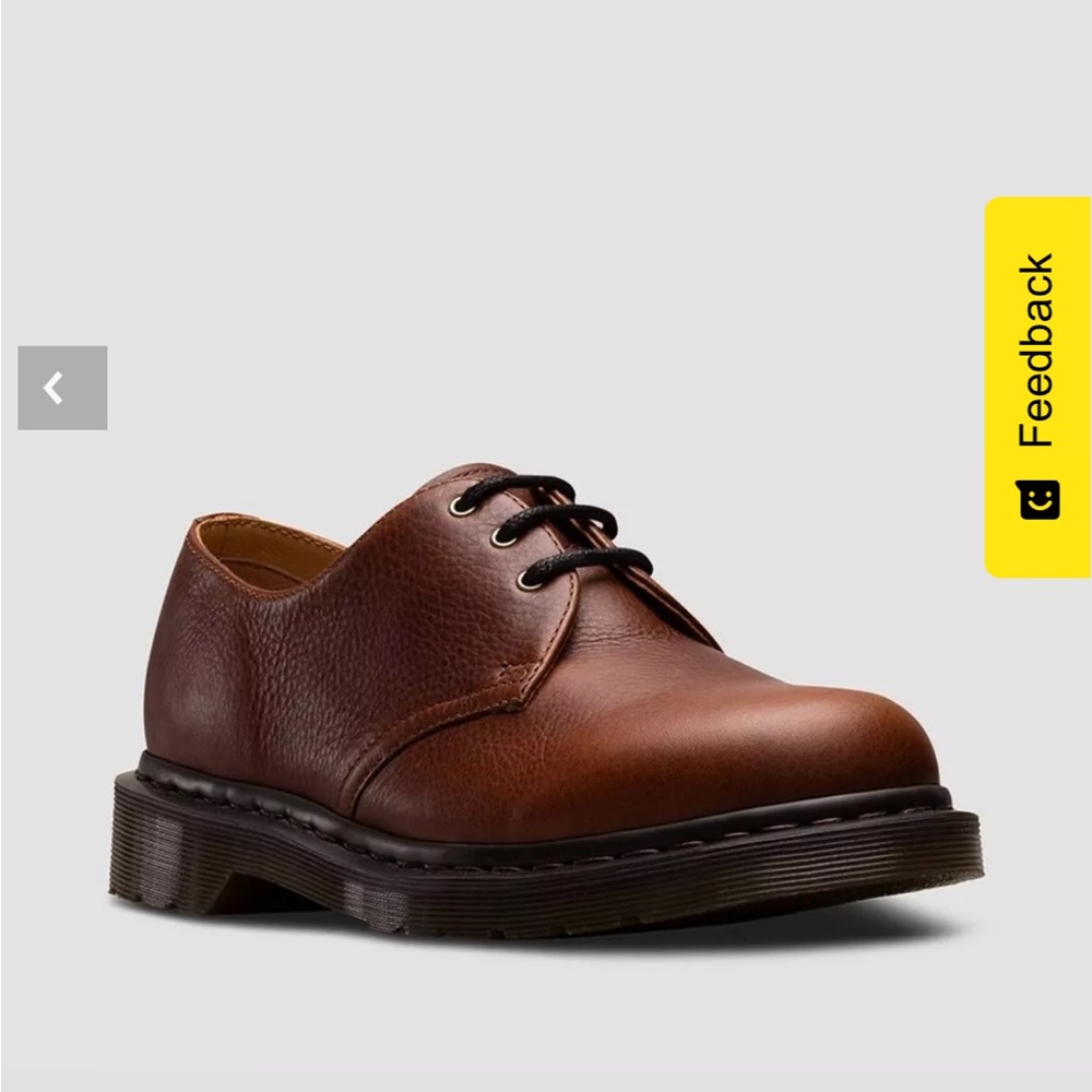 Dr. Martens 1461 Brown Leather Oxfords In Tan Harvest